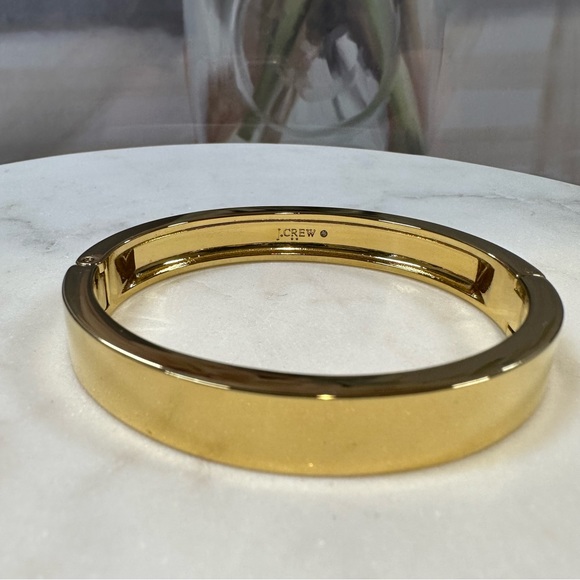 J Crew - Goldtoned Hinge Bangle Bracelet - Picture 2 of 15